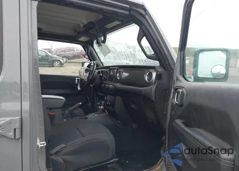 2021 Jeep Gladiator Overland 4X4 z USA, uszkodzony, nr VIN 1C6HJTFG7ML602699